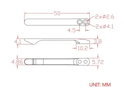 Black Titanium Clip T001D