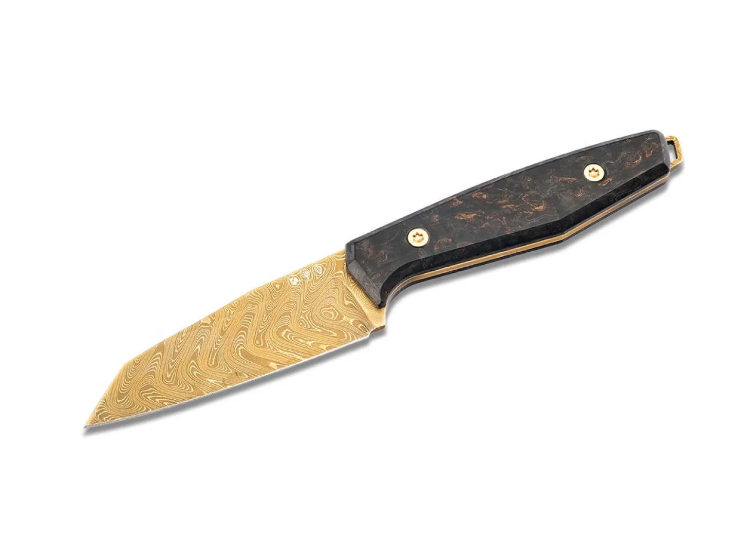 Daily Knives AK1 Gold Damast