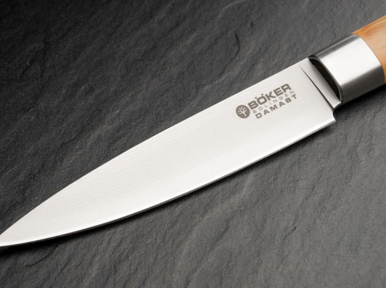 Damast Olive Spickmesser
