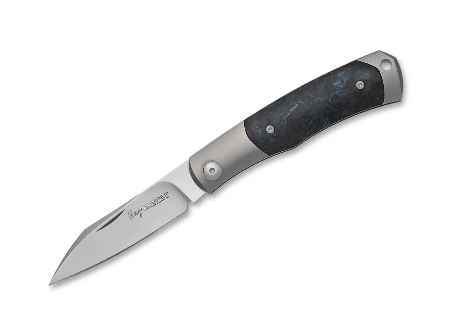 Hug II Titanium CF Marble Blue