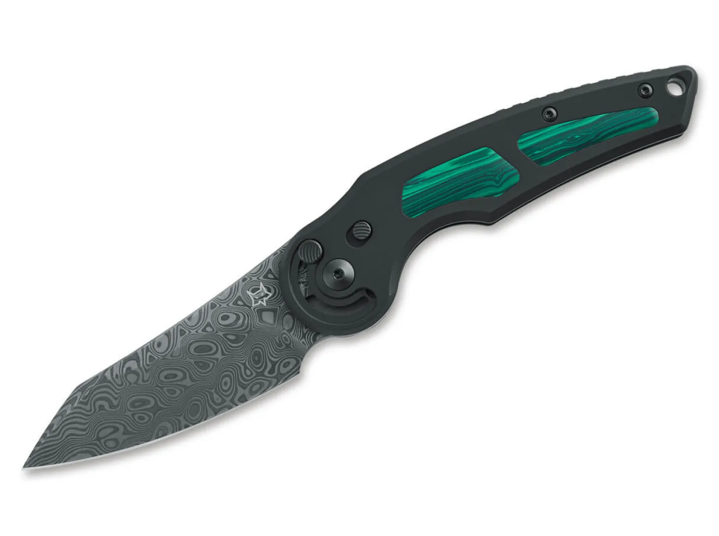 Jupiter Titanium Malachite Damascus