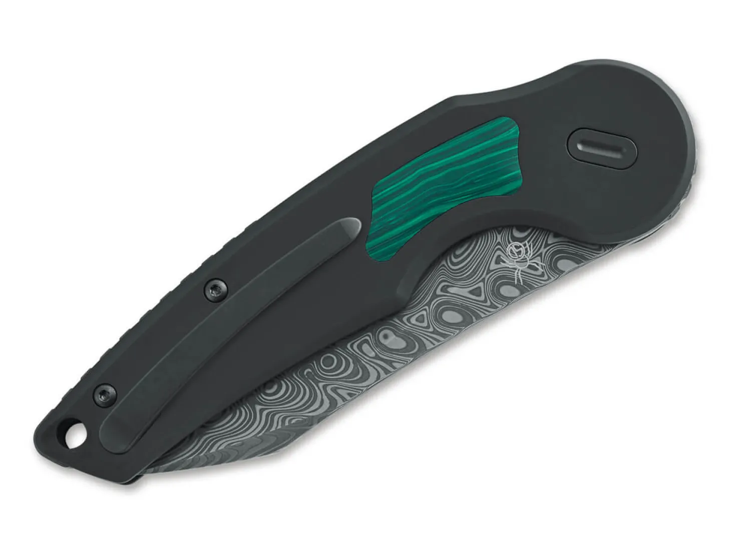Jupiter Titanium Malachite Damascus