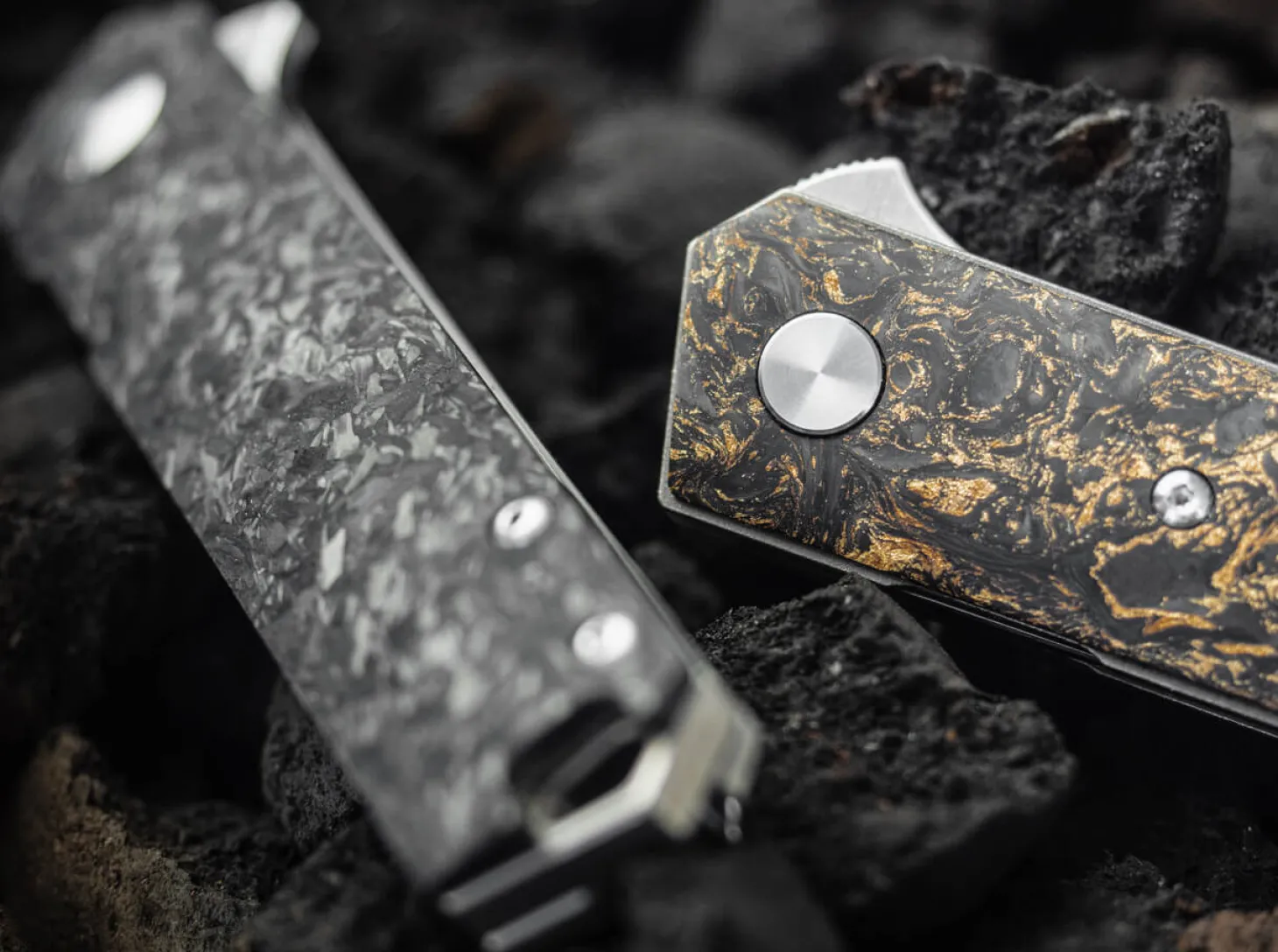 Kwaiken Compact Flipper Marble Carbon