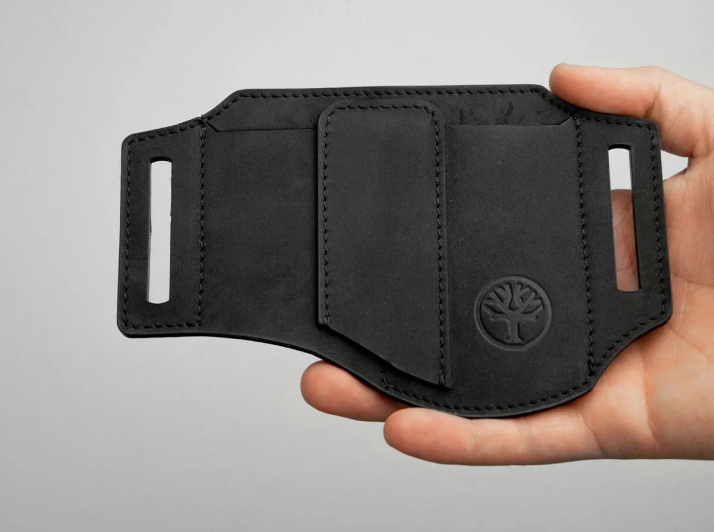 Lederholster ED-Three Schwarz