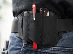 Lederholster ED-Three Schwarz