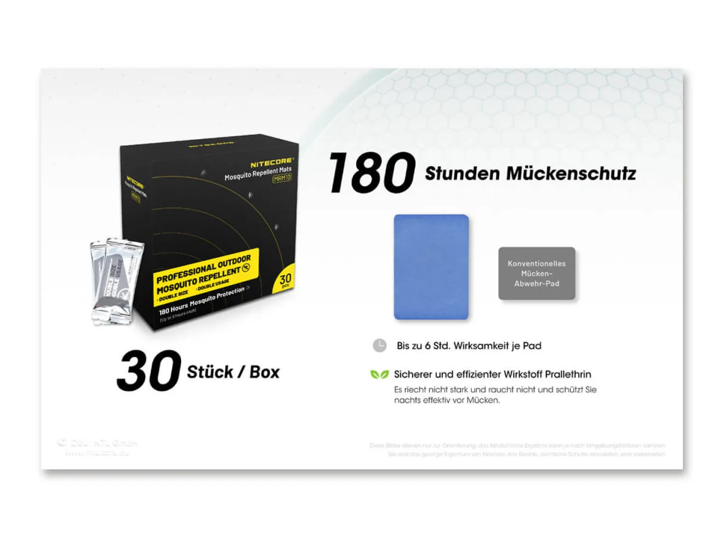 MRM10 Mückenabwehr-Wirkstoffplättchen