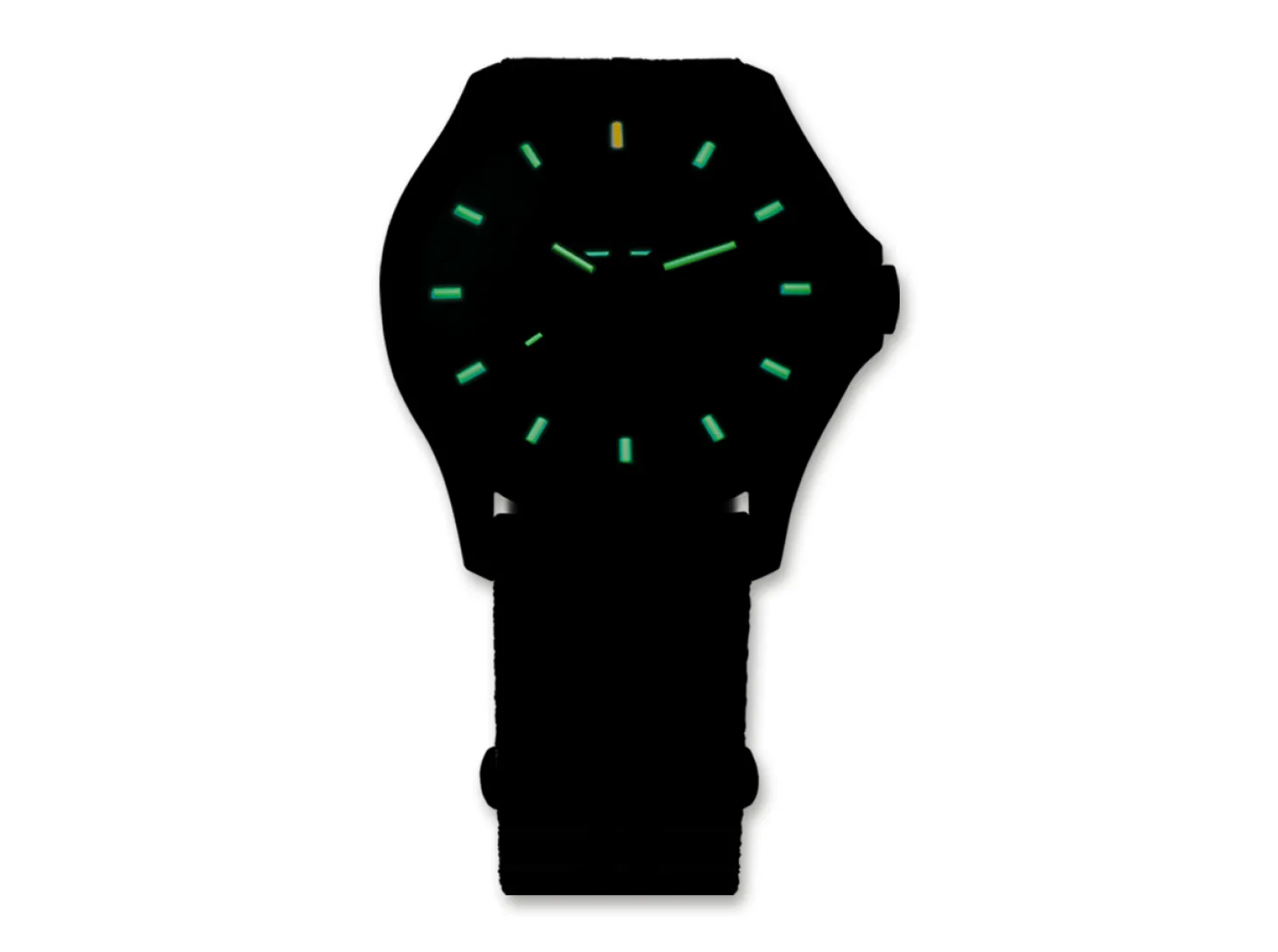 P67 Officer Pro Gunmetal Black & Lime Nato