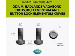 Plain Titanium Clip T001A