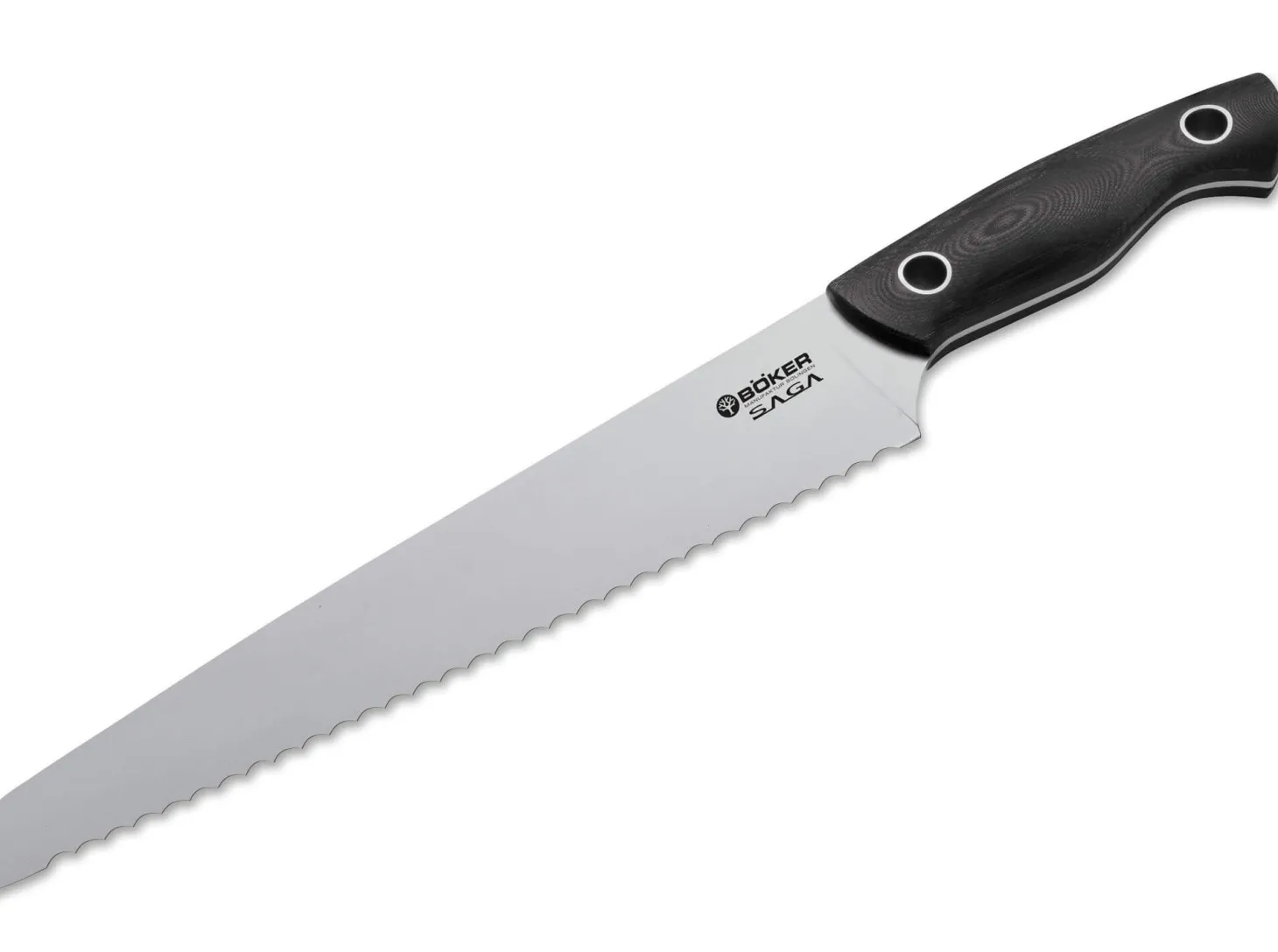 Saga Brotmesser G10 Satin