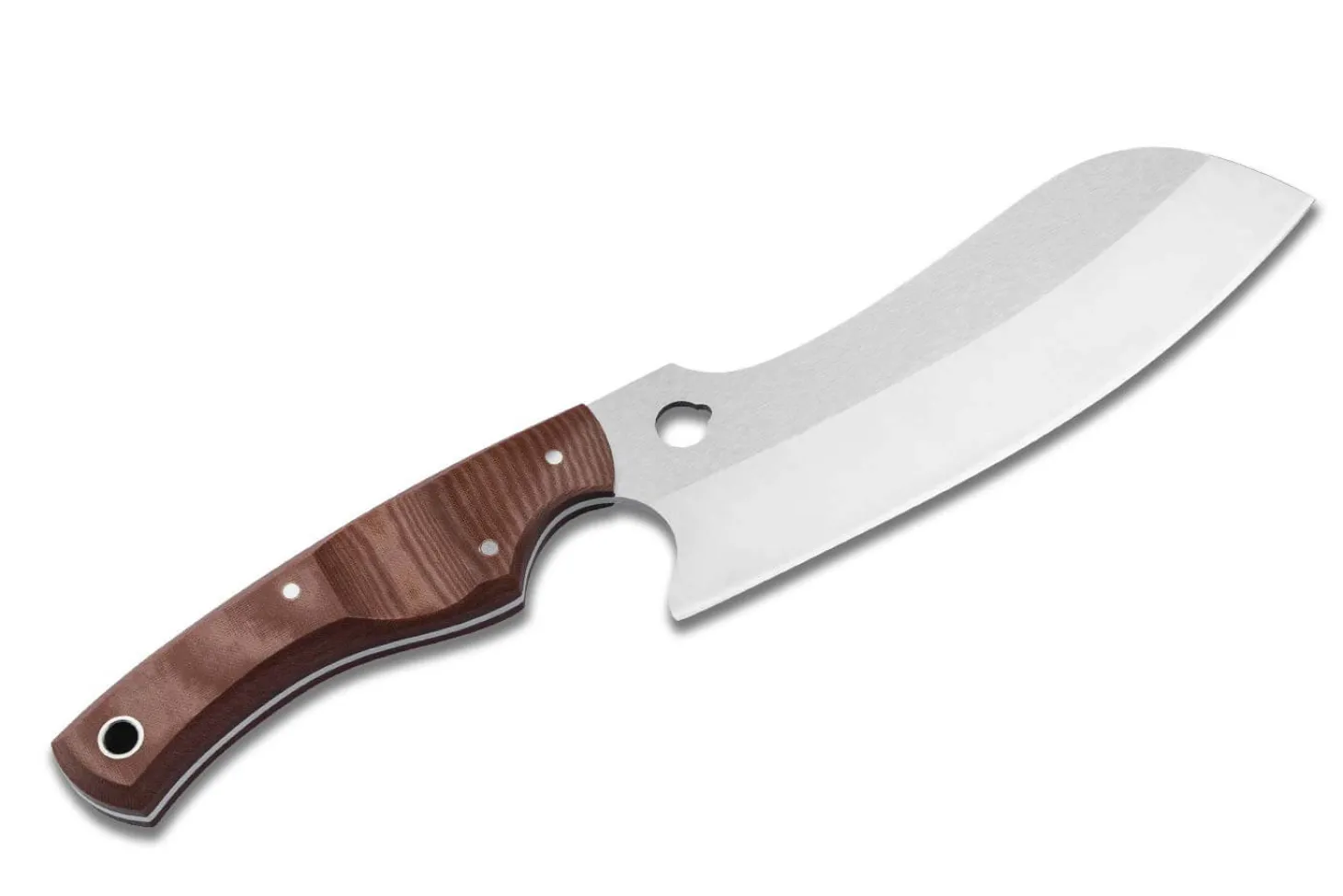 Santoku Micarta Braun