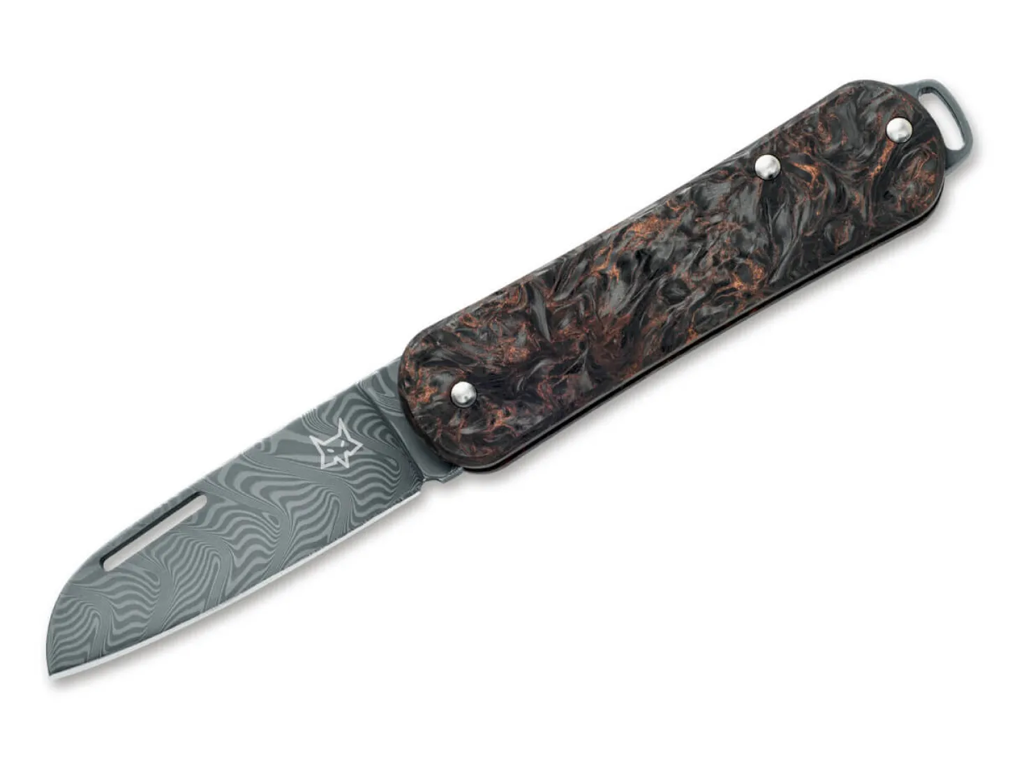 Vulpis 108 Limited Dark Matter Copper CF Damascus